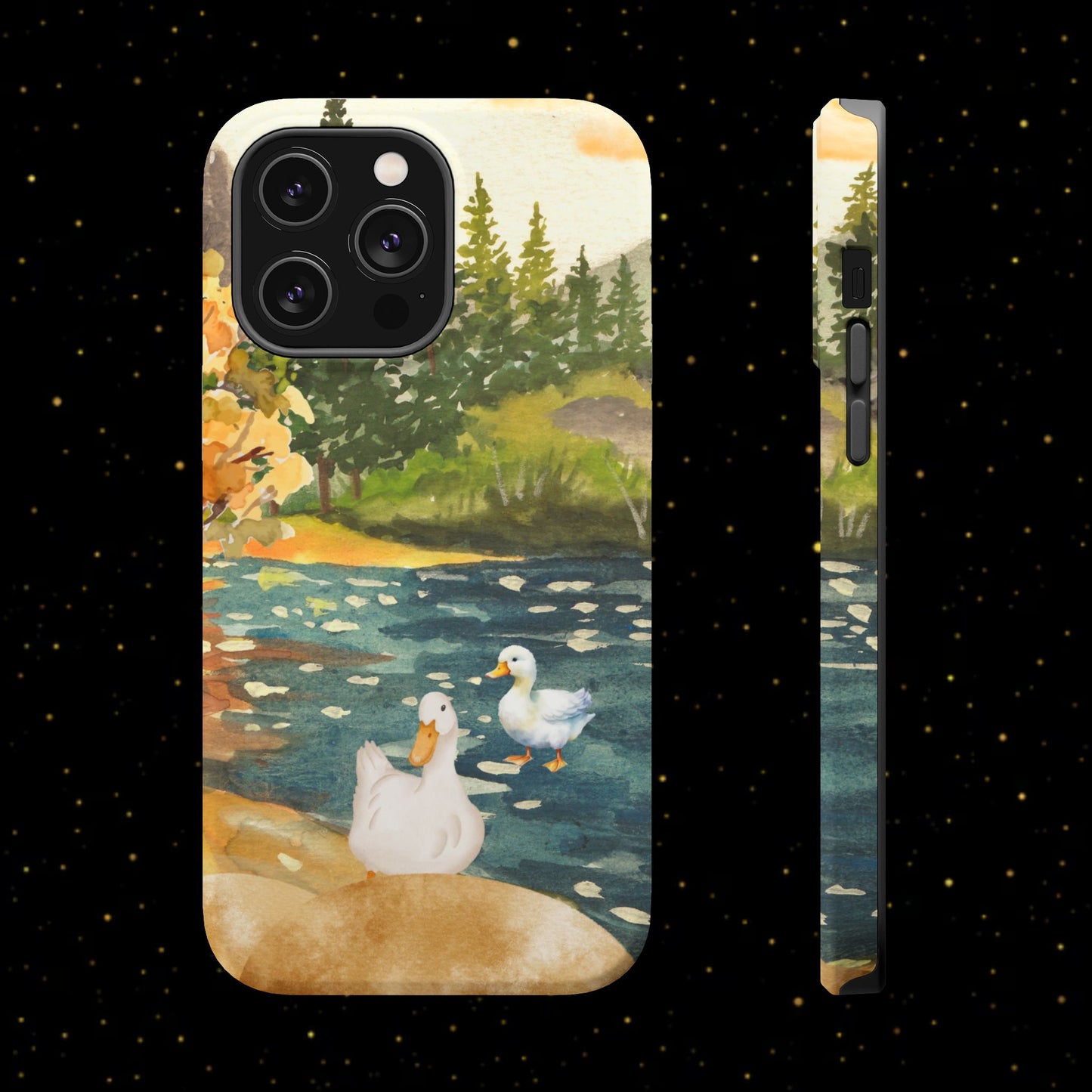 Flüsternde Flussenten Handyhülle