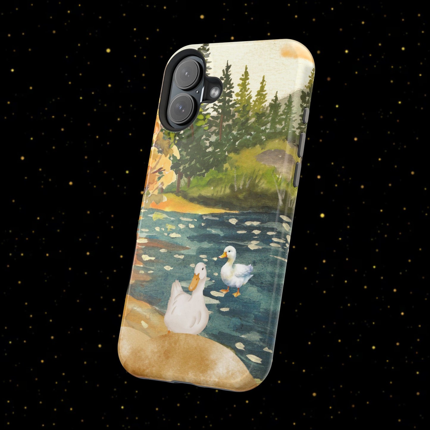 Flüsternde Flussenten Handyhülle