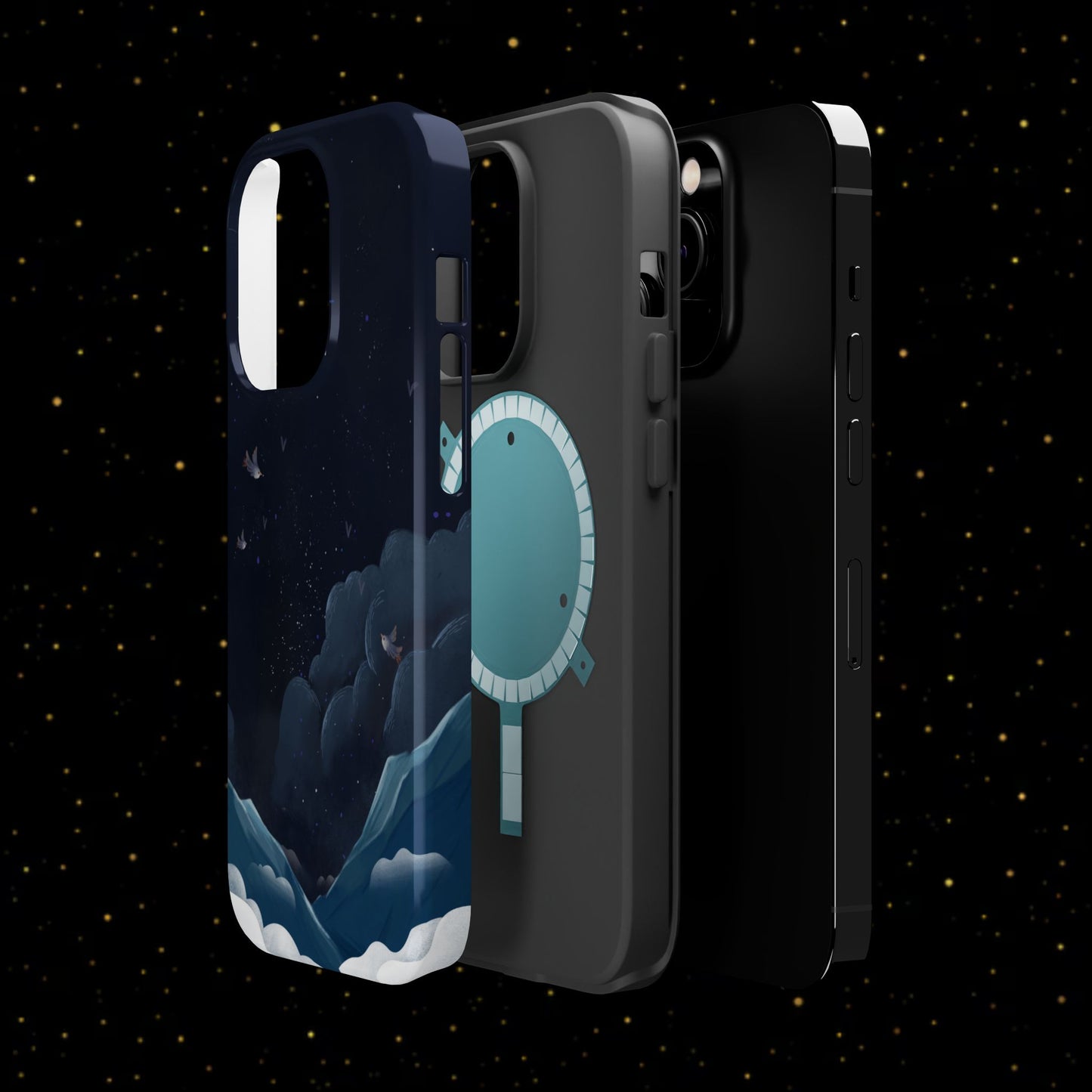 Magnetische Handyhülle <Nachthimmel>