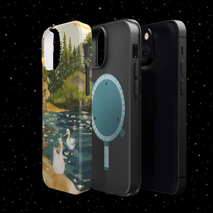 Flüsternde Flussenten Handyhülle