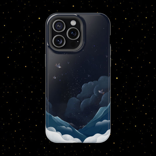 Magnetische Handyhülle <Nachthimmel>