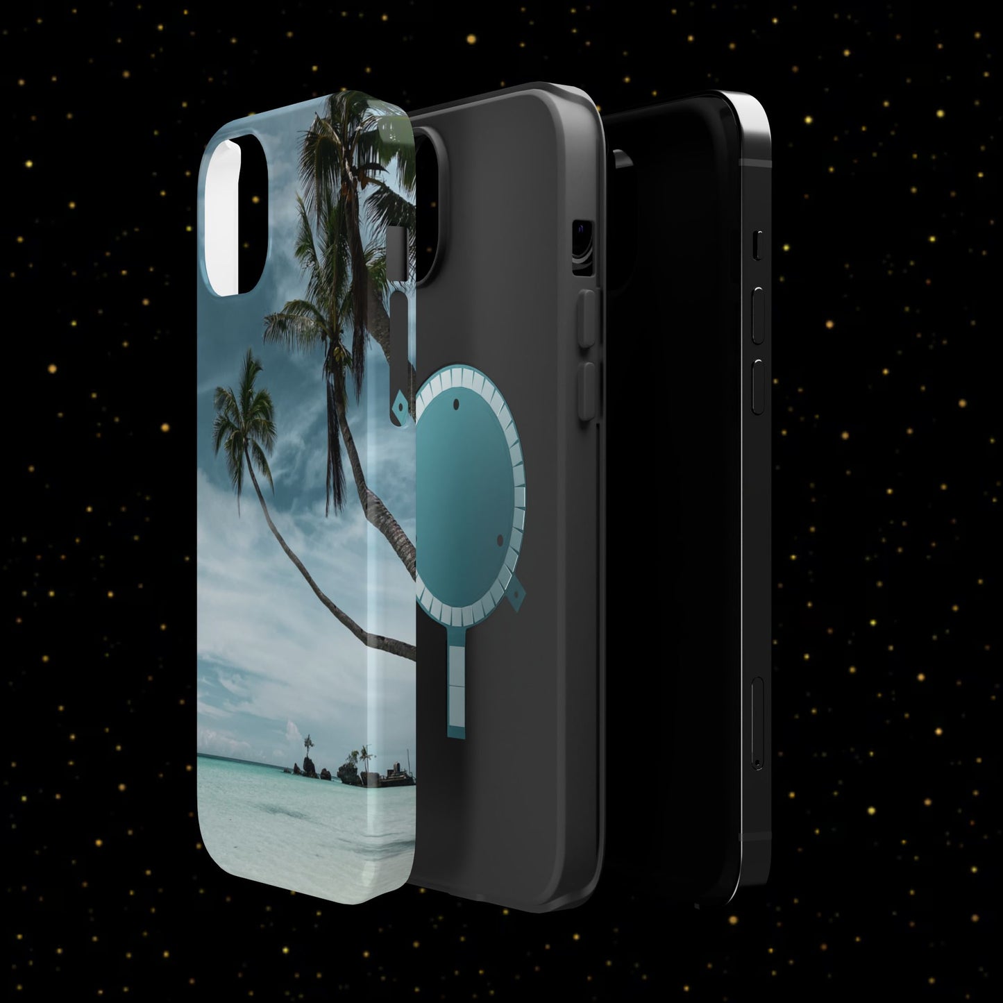  Tropischer Palmenstrand Handyhülle