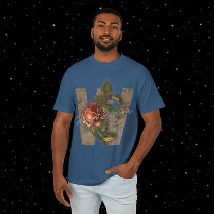 'w' Floral Art T-Shirt