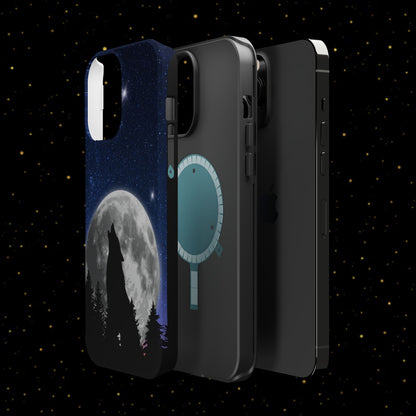 Wolfsheulen Mond Handyhülle