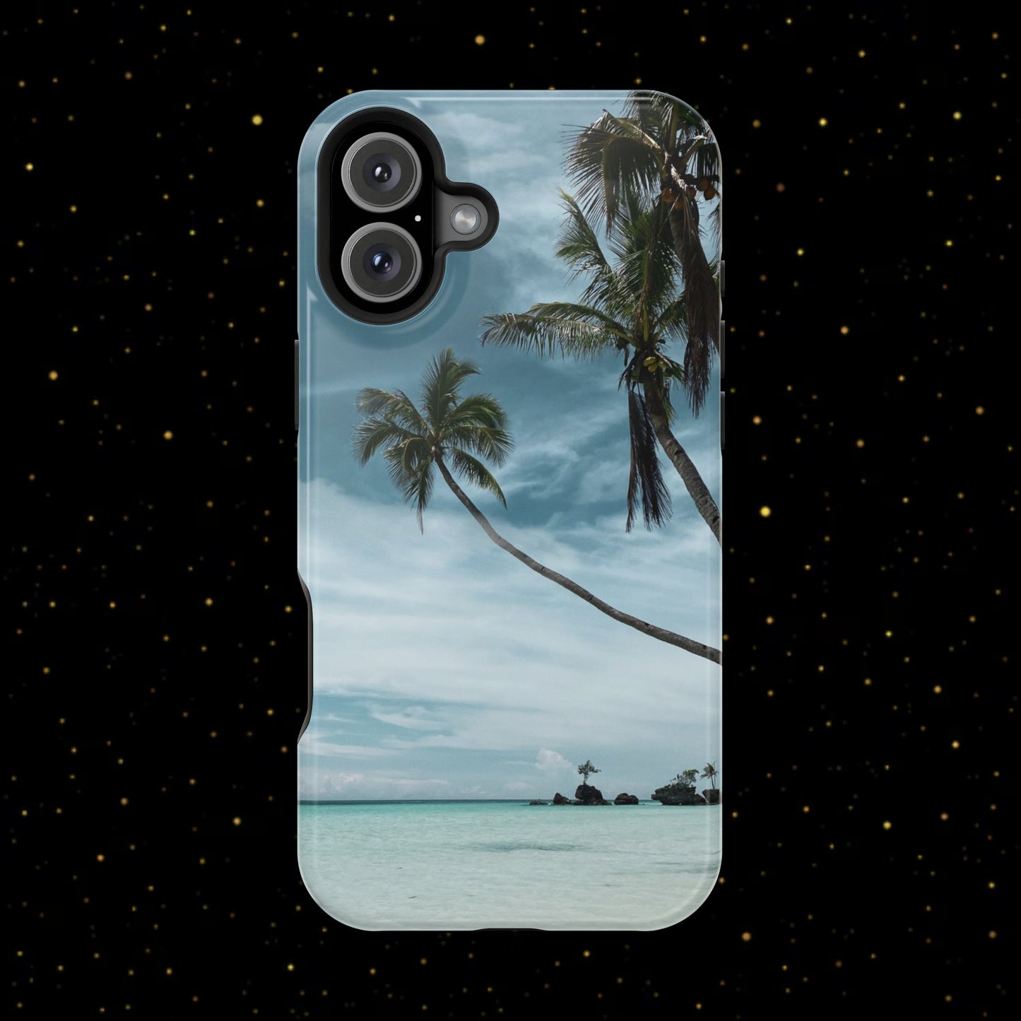  Tropischer Palmenstrand Handyhülle