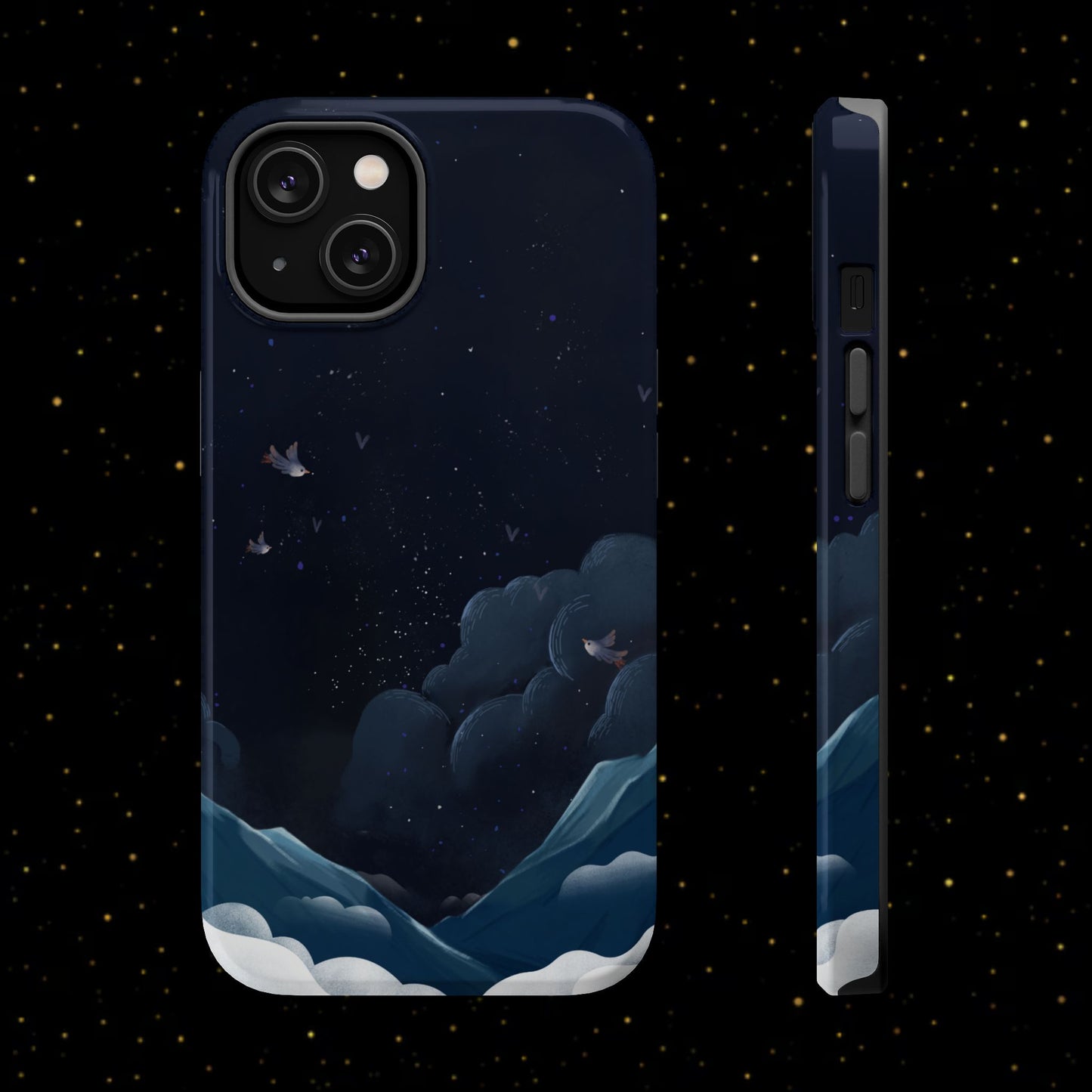 Magnetische Handyhülle <Nachthimmel>