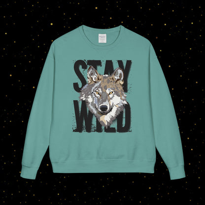 Stay Wild Wolf Sweatshirt