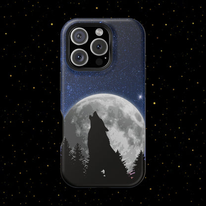 Wolfsheulen Mond Handyhülle