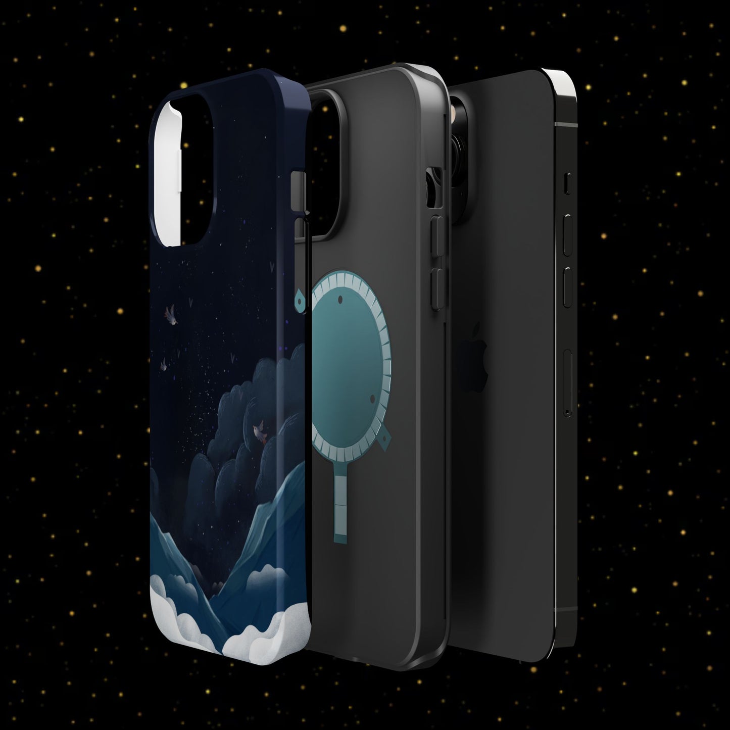 Magnetische Handyhülle <Nachthimmel>