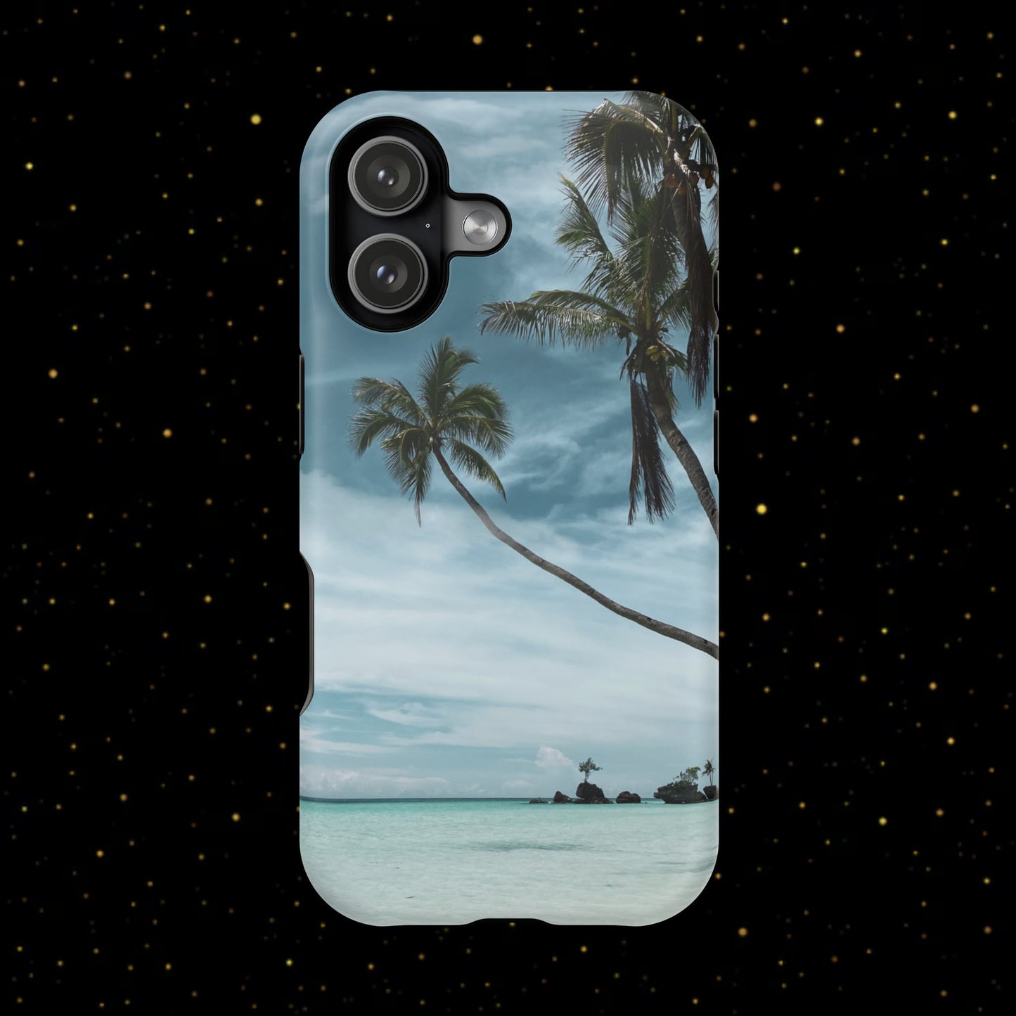 Tropischer Palmenstrand Handyhülle
