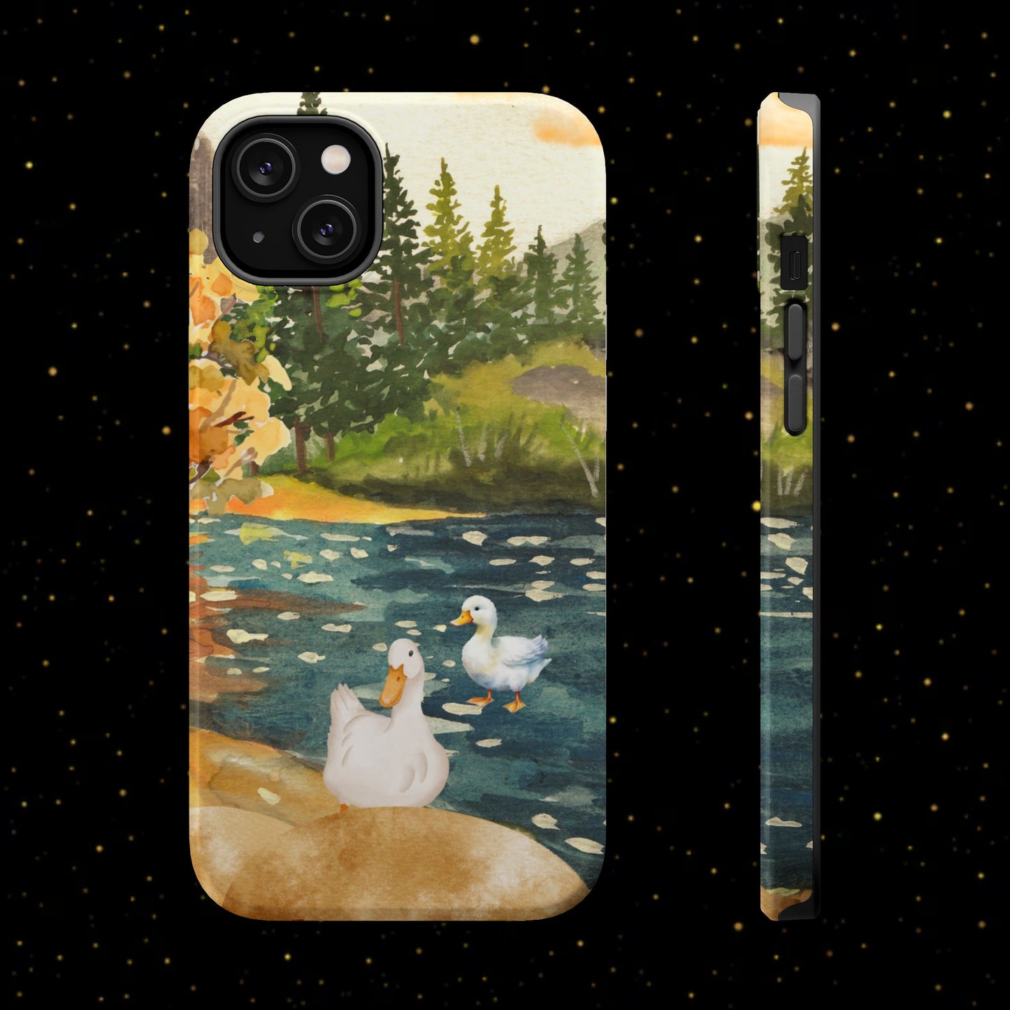 Flüsternde Flussenten Handyhülle