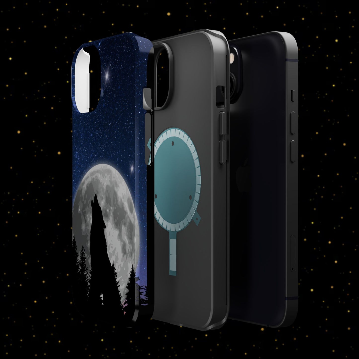 Wolfsheulen Mond Handyhülle