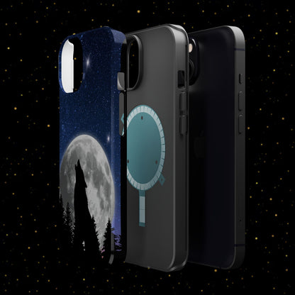 Wolfsheulen Mond Handyhülle