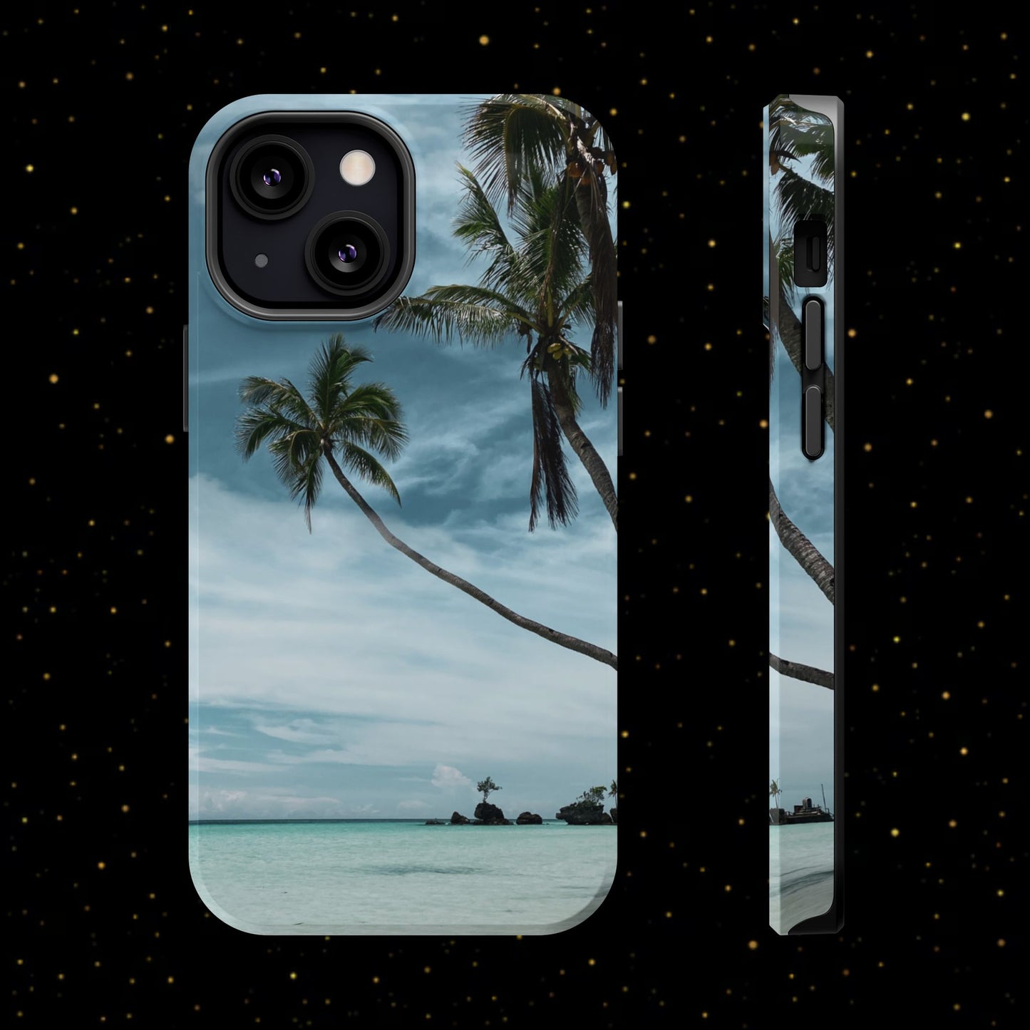  Tropischer Palmenstrand Handyhülle