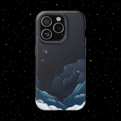 Magnetische Handyhülle <Nachthimmel>