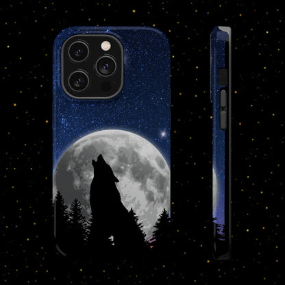 Wolfsheulen Mond Handyhülle