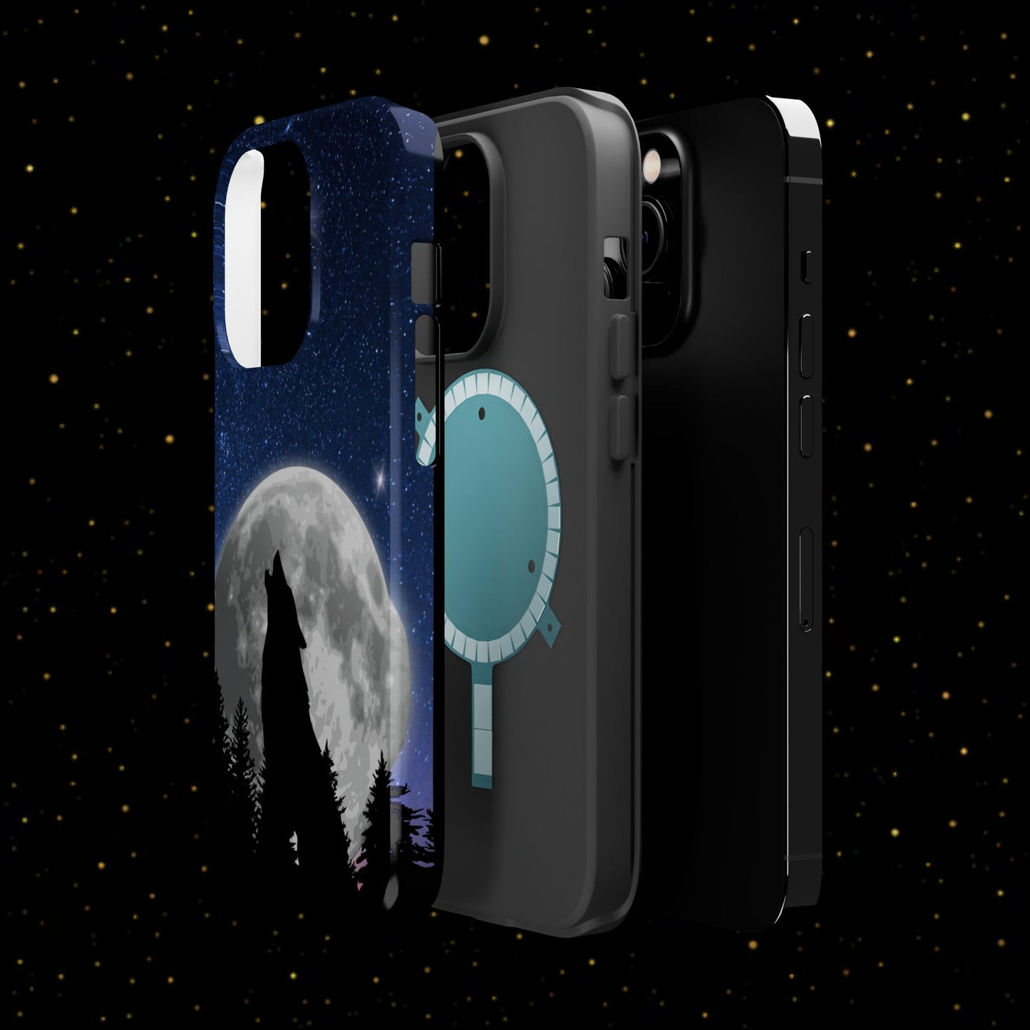 Wolfsheulen Mond Handyhülle