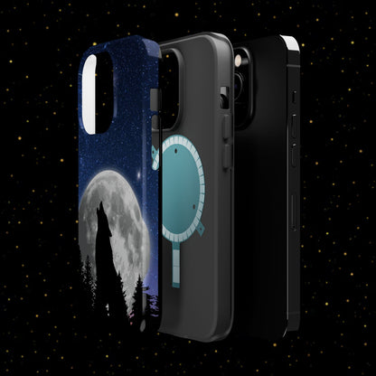 Wolfsheulen Mond Handyhülle