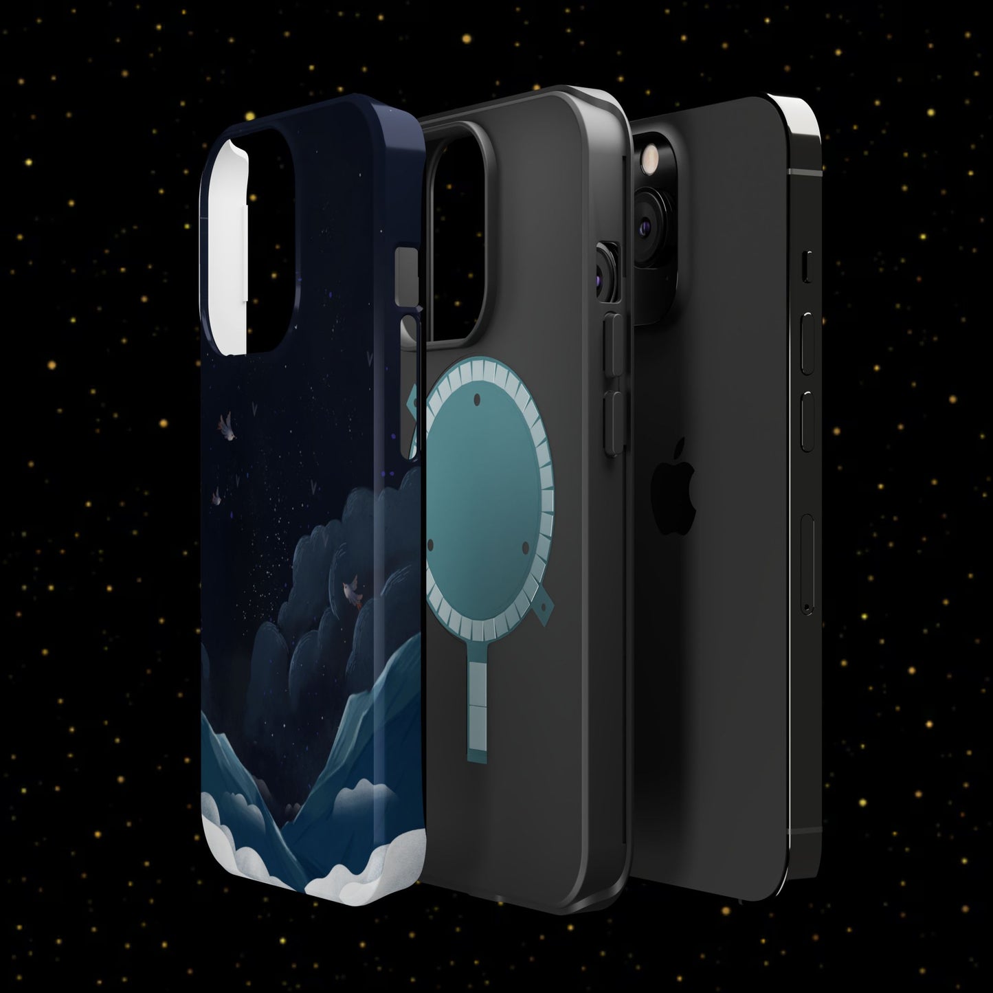 Magnetische Handyhülle <Nachthimmel>