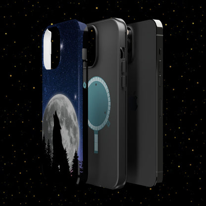 Wolfsheulen Mond Handyhülle