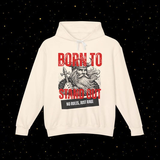 Wikinger 'Geboren, um aufzufallen' Kapuzenpullover