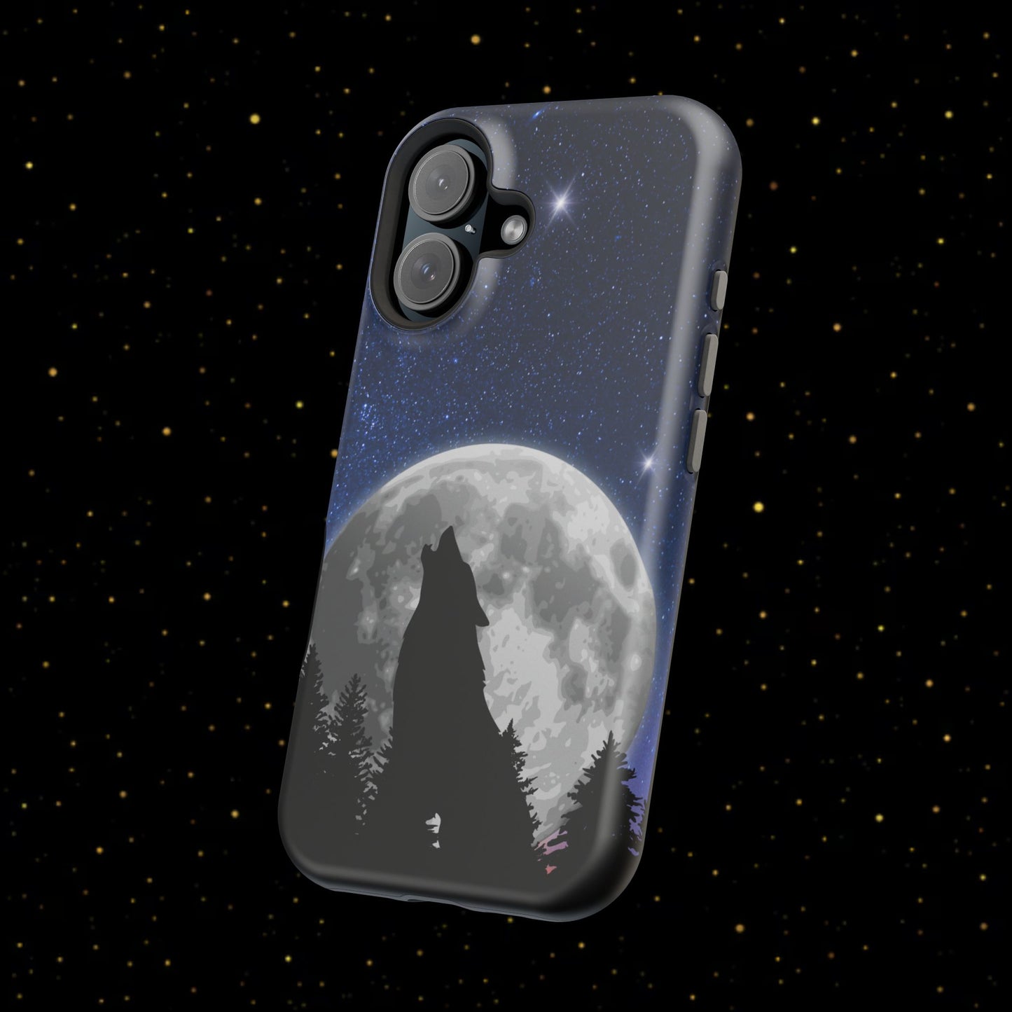 Wolfsheulen Mond Handyhülle