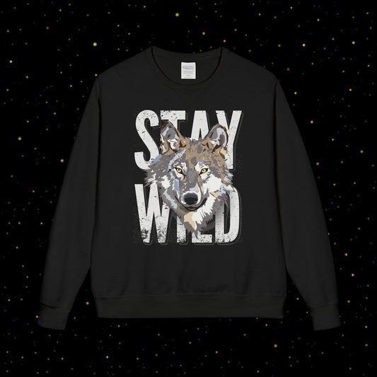 Stay Wild Wolf Sweatshirt