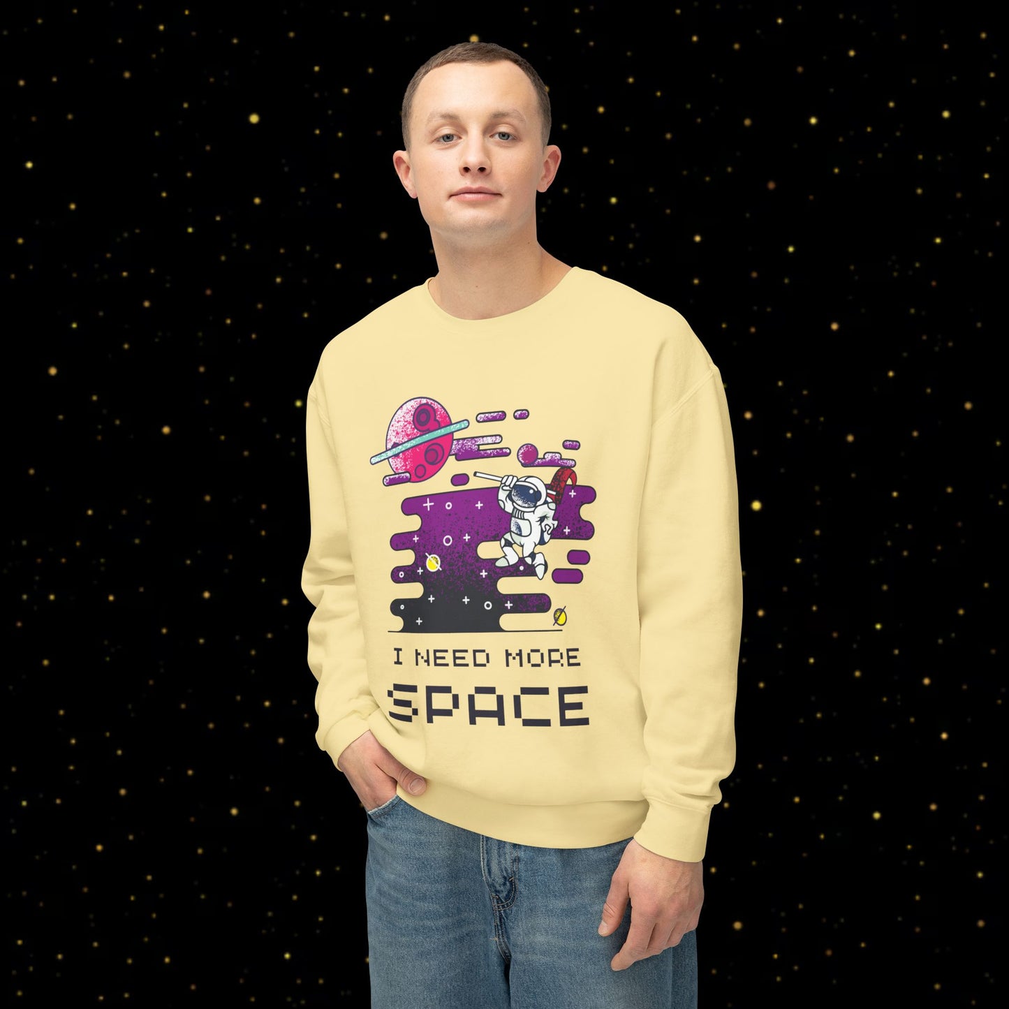 Ich brauche mehr Platz Sweatshirt