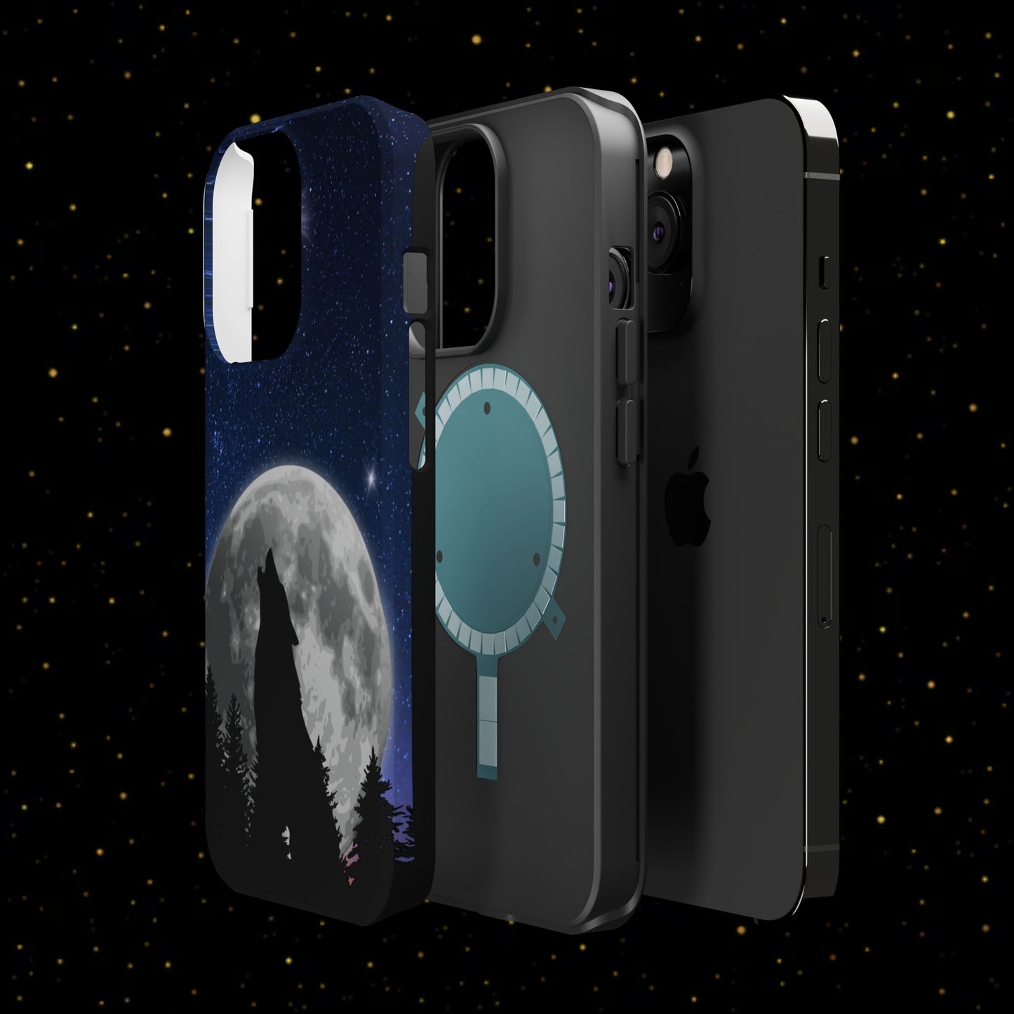 Wolfsheulen Mond Handyhülle