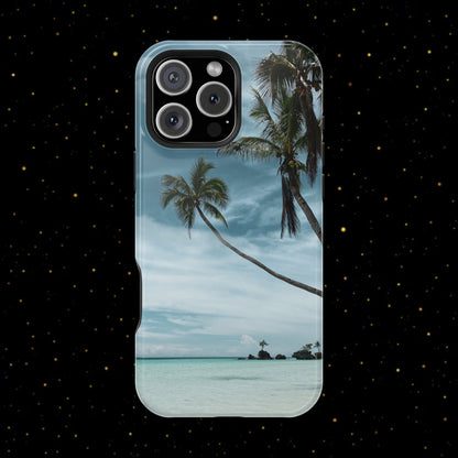  Tropischer Palmenstrand Handyhülle