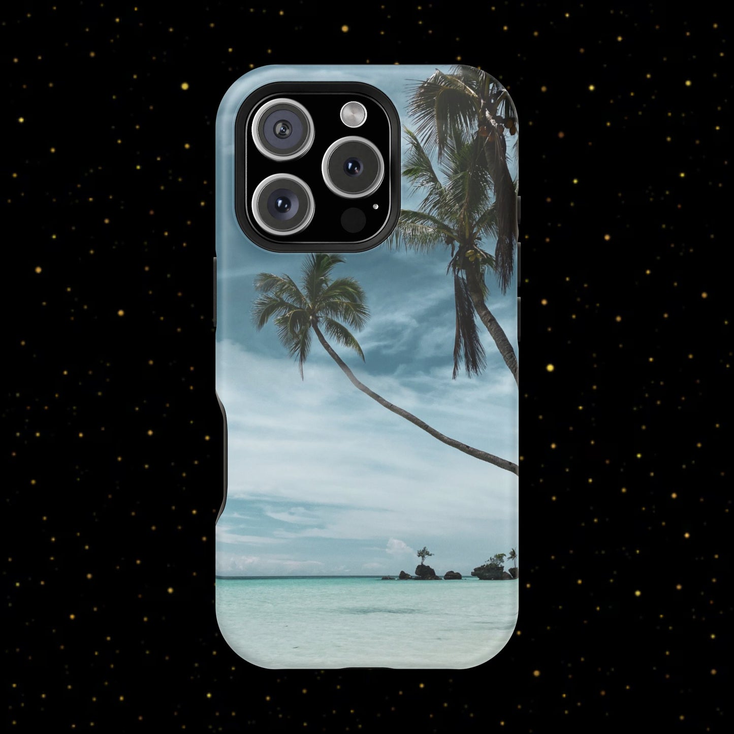  Tropischer Palmenstrand Handyhülle