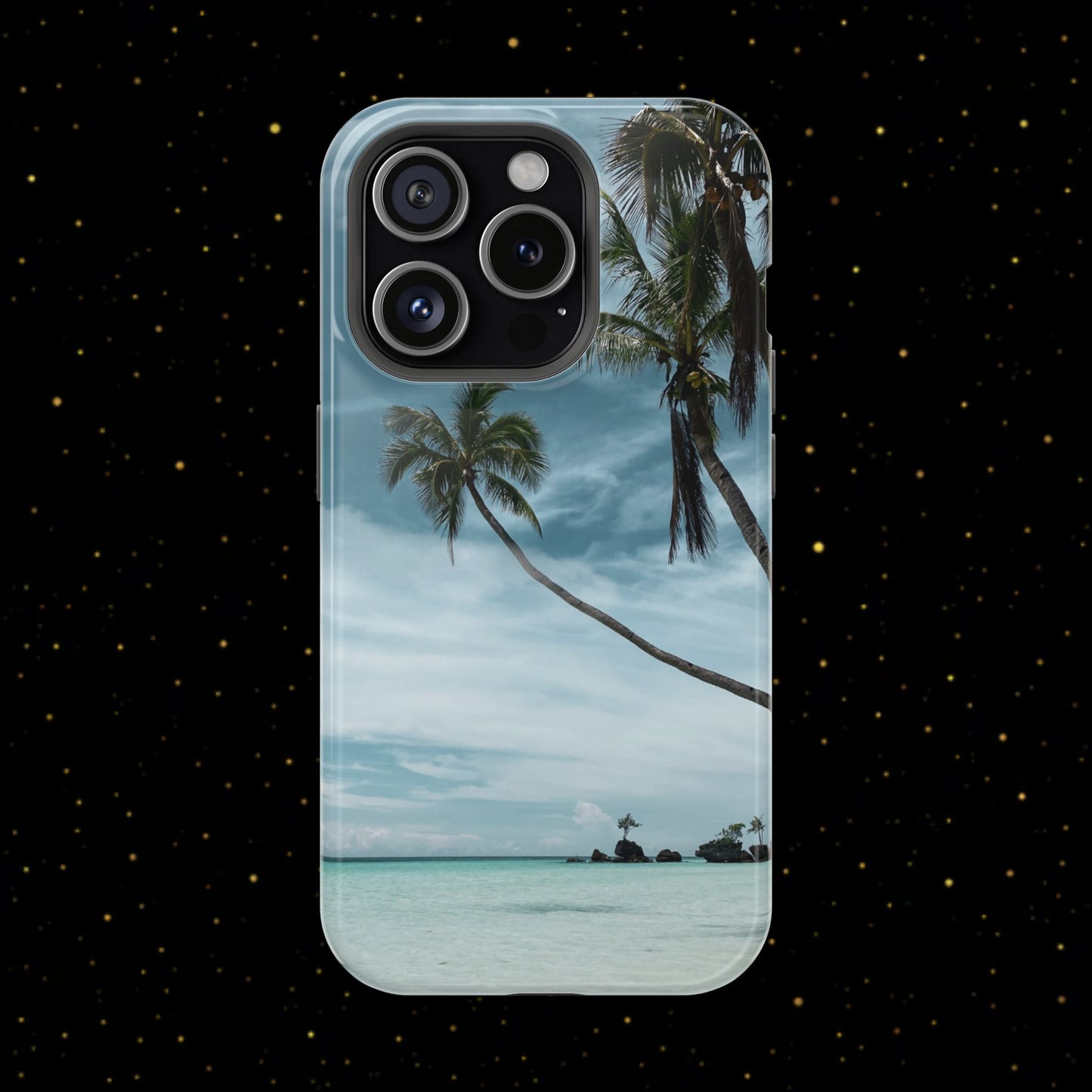  Tropischer Palmenstrand Handyhülle