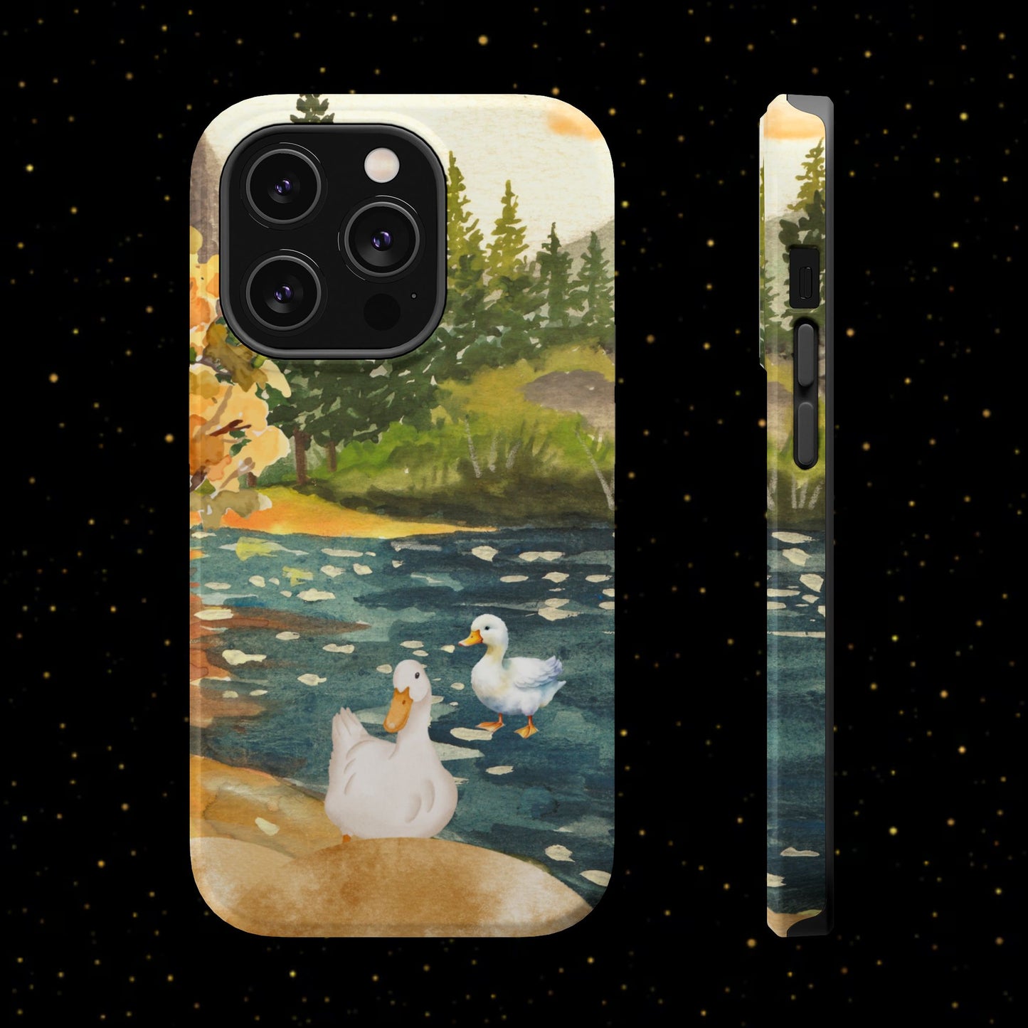 Flüsternde Flussenten Handyhülle