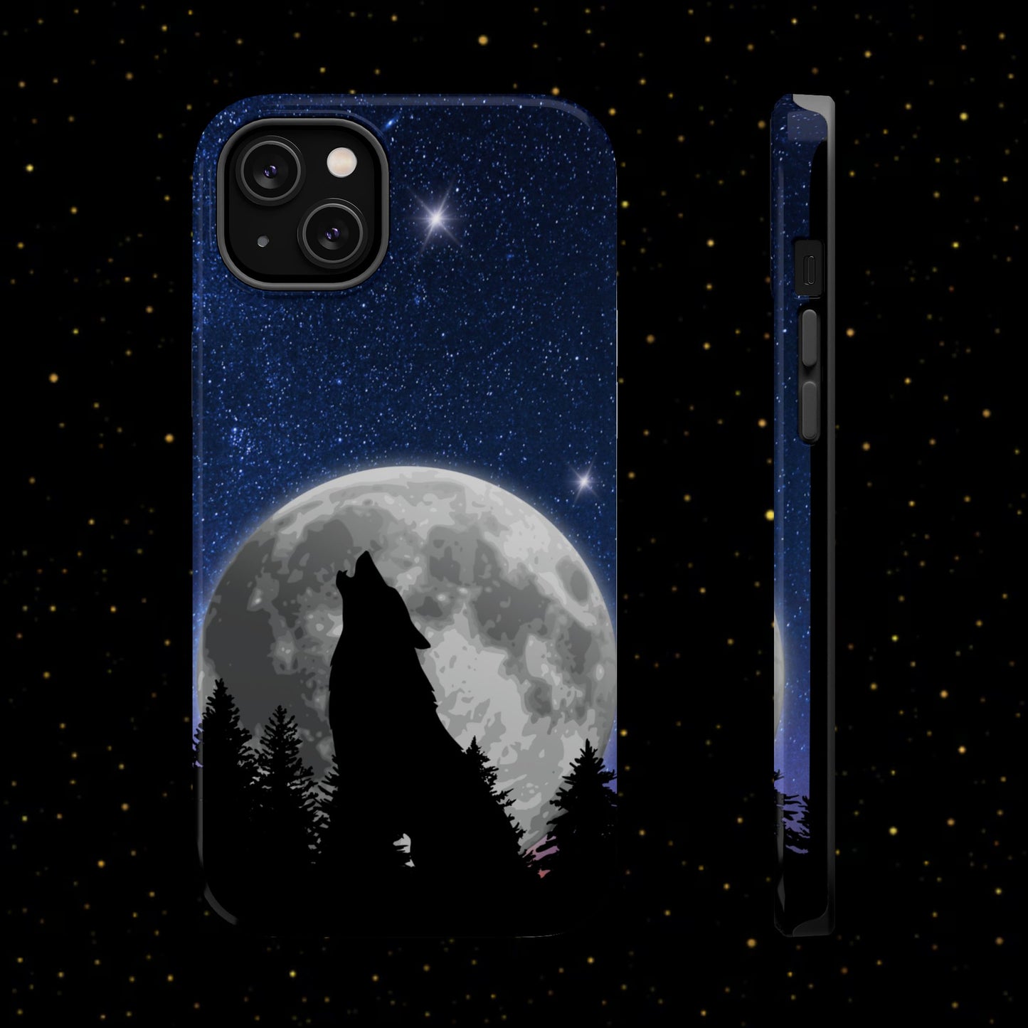 Wolfsheulen Mond Handyhülle