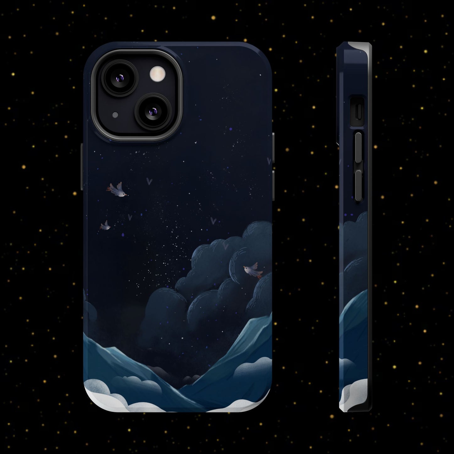 Magnetische Handyhülle <Nachthimmel>