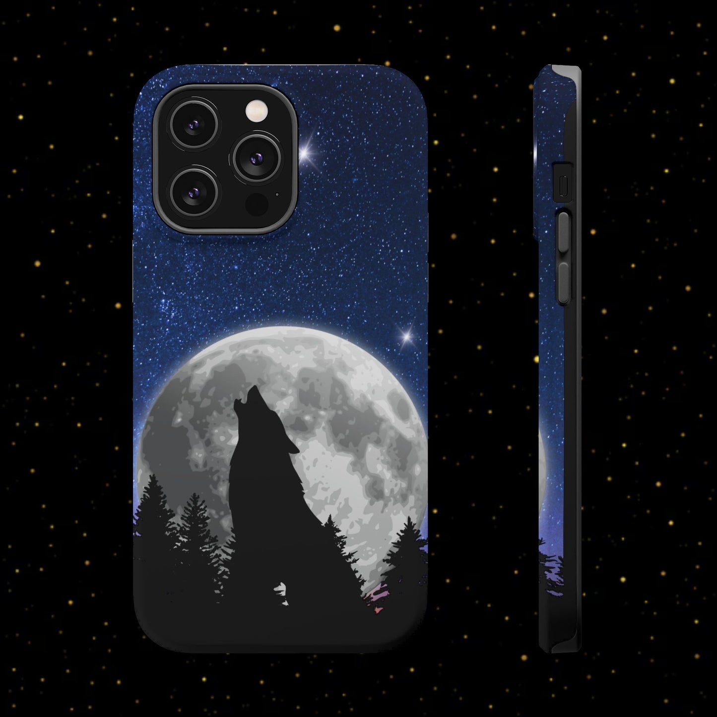 Wolfsheulen Mond Handyhülle