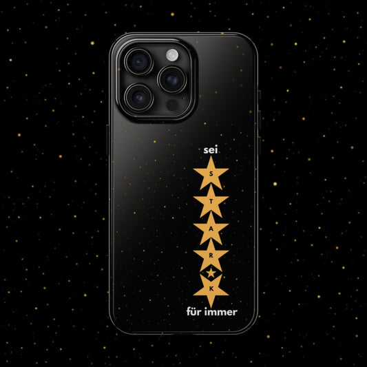 STARK für immer –  Minimale Stern Handyhülle