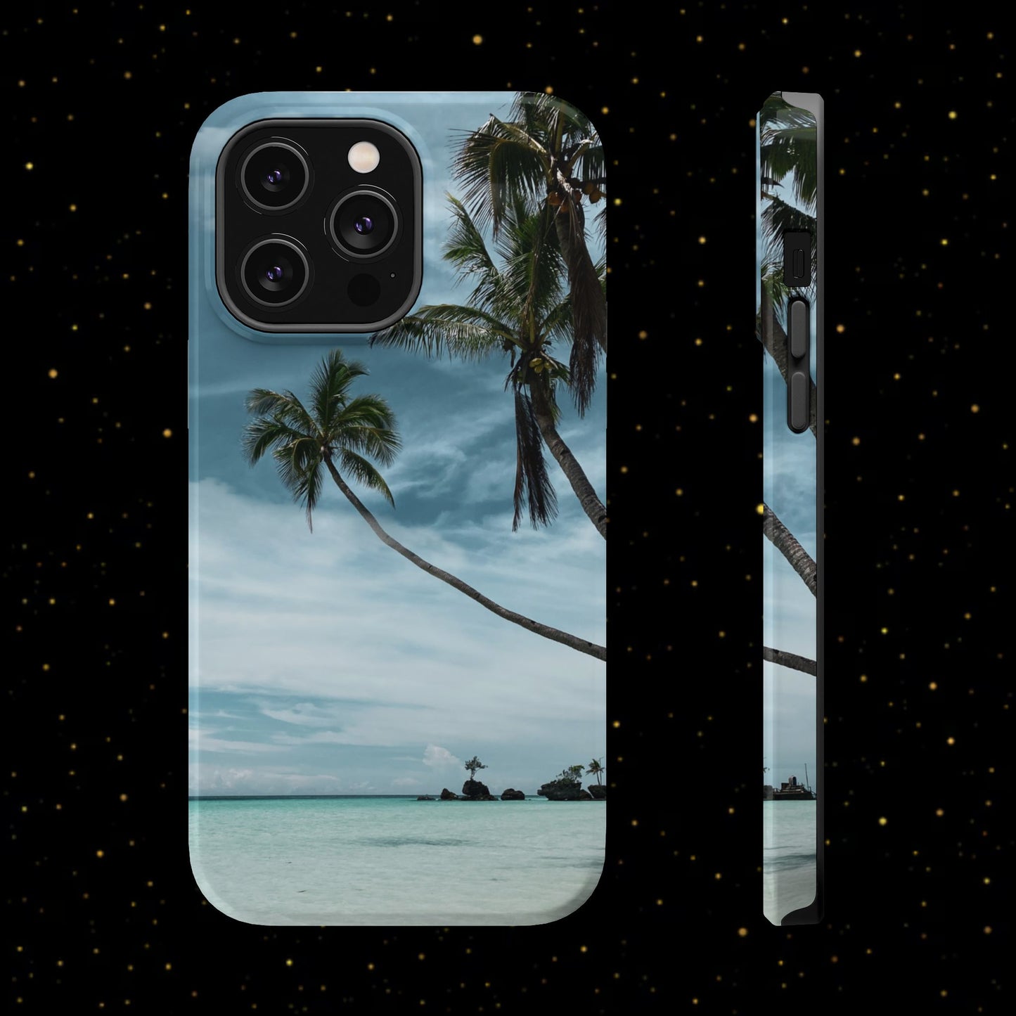  Tropischer Palmenstrand Handyhülle