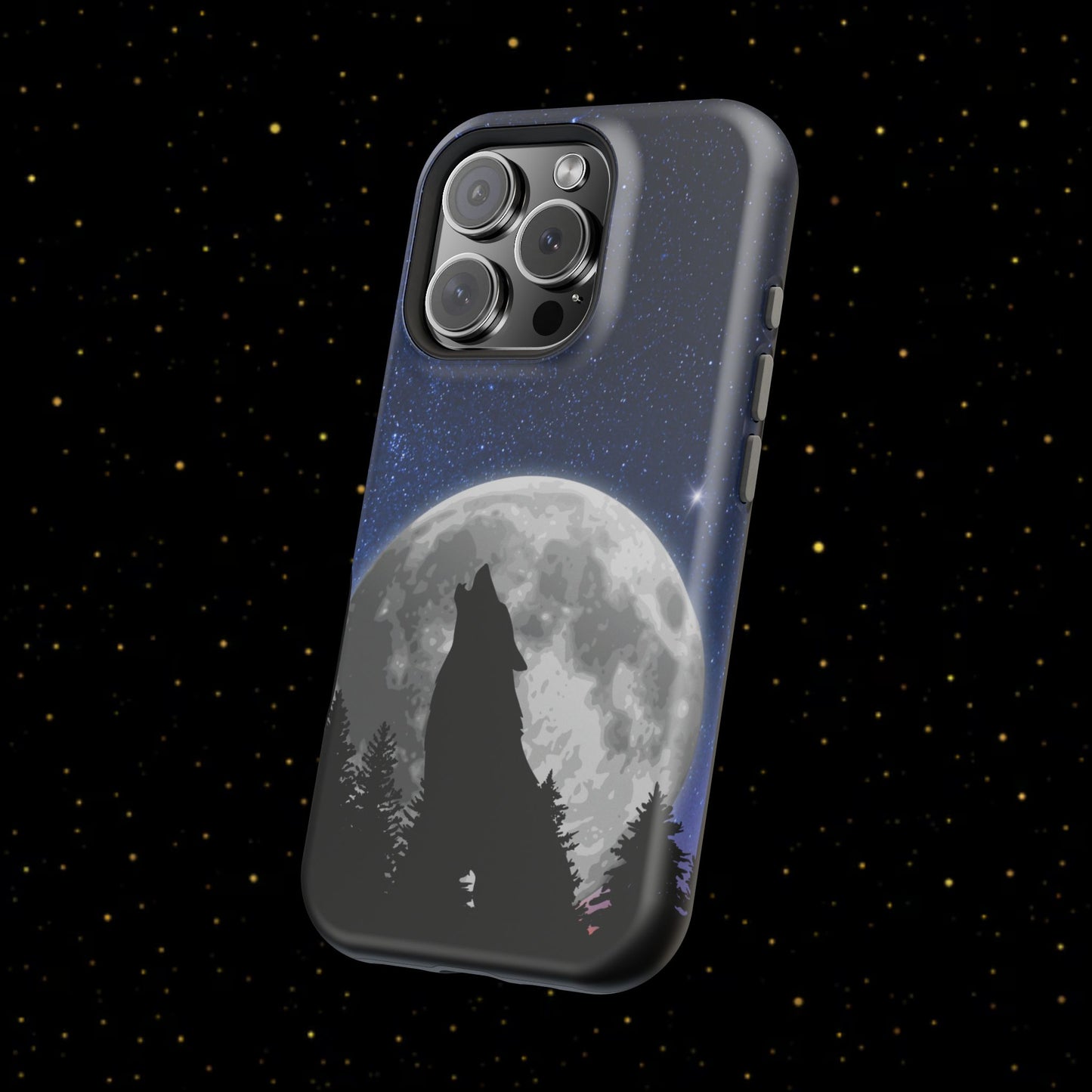 Wolfsheulen Mond Handyhülle