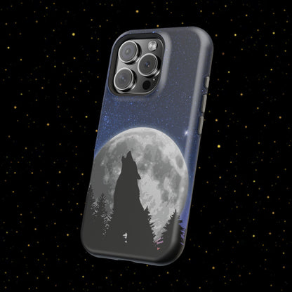 Wolfsheulen Mond Handyhülle