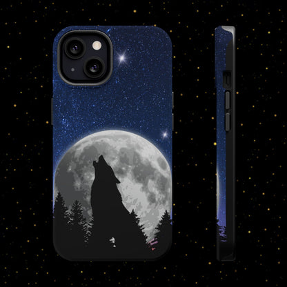 Wolfsheulen Mond Handyhülle