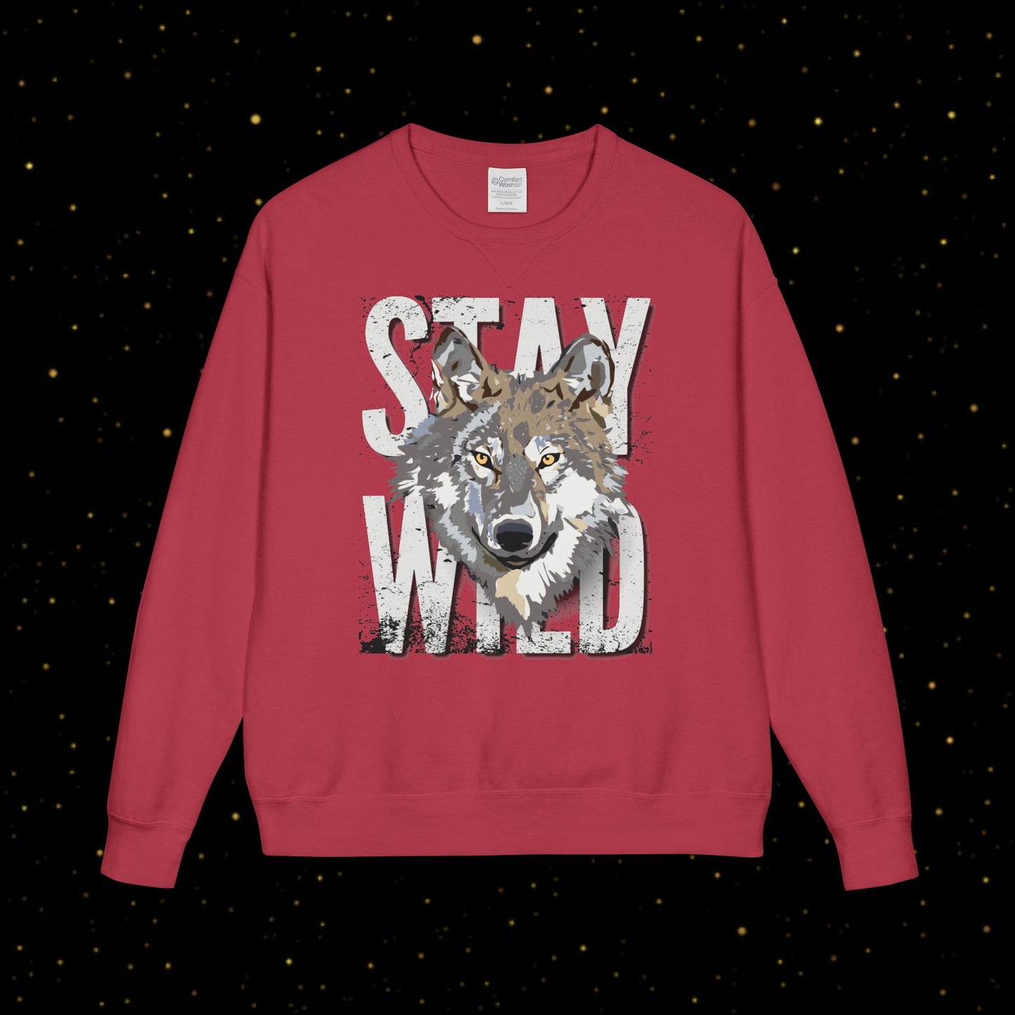 Stay Wild Wolf Sweatshirt