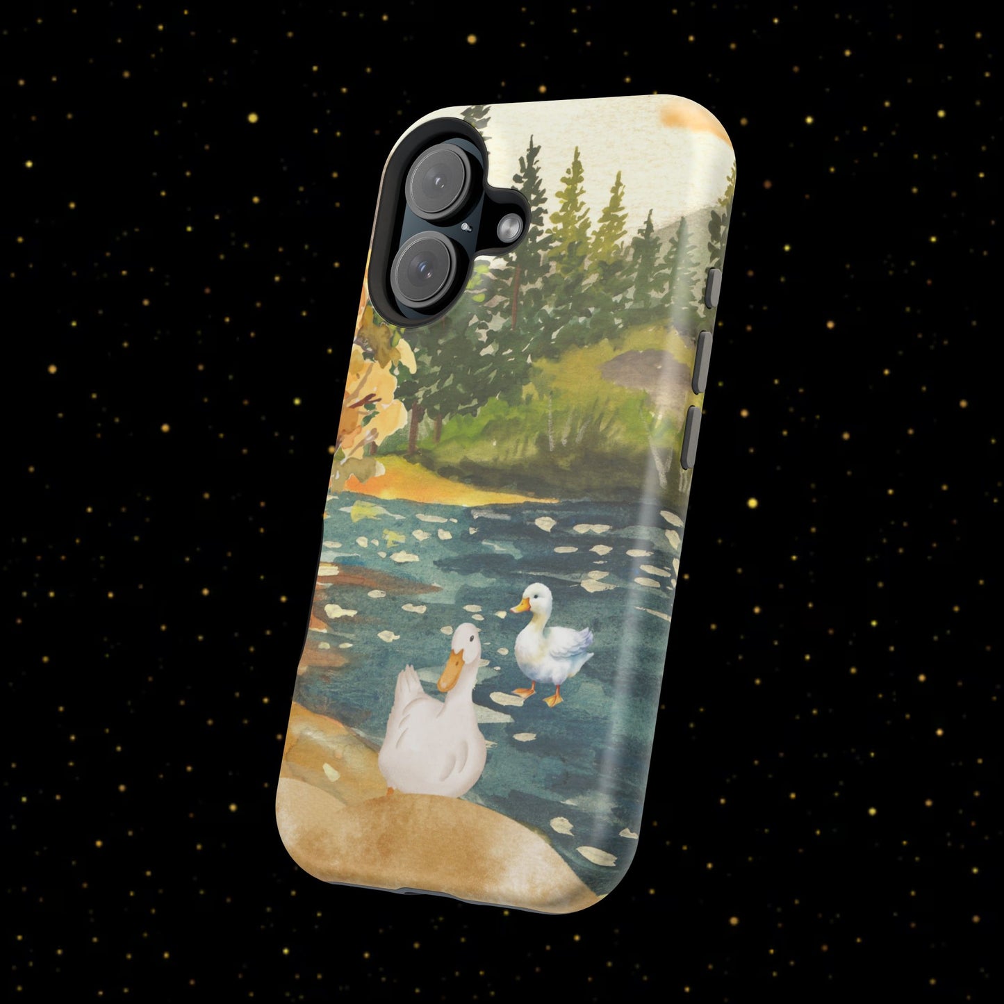 Flüsternde Flussenten Handyhülle