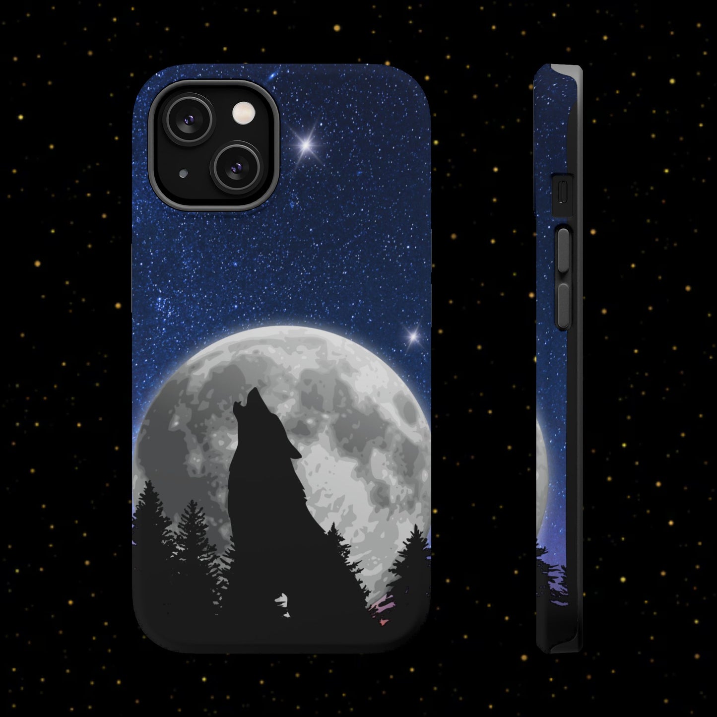 Wolfsheulen Mond Handyhülle