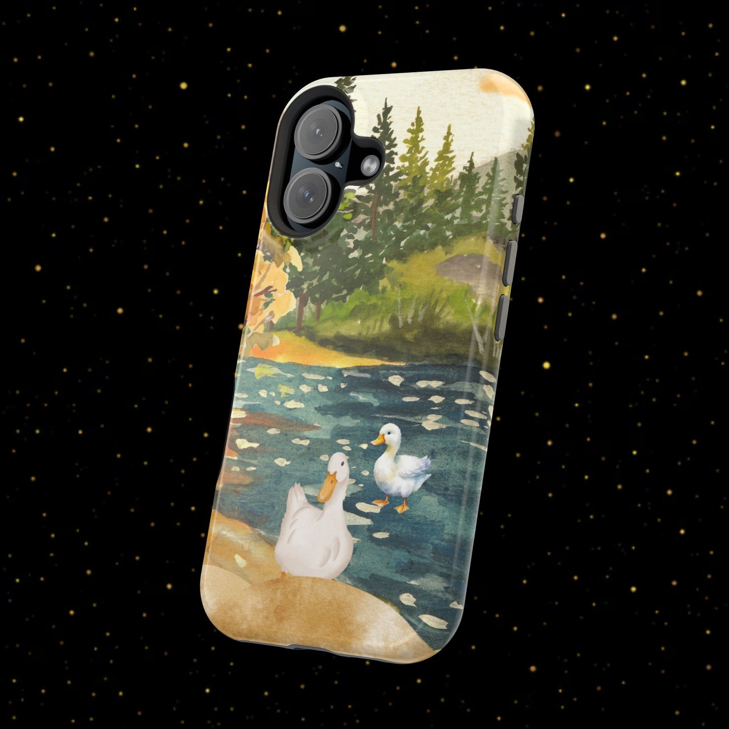 Flüsternde Flussenten Handyhülle