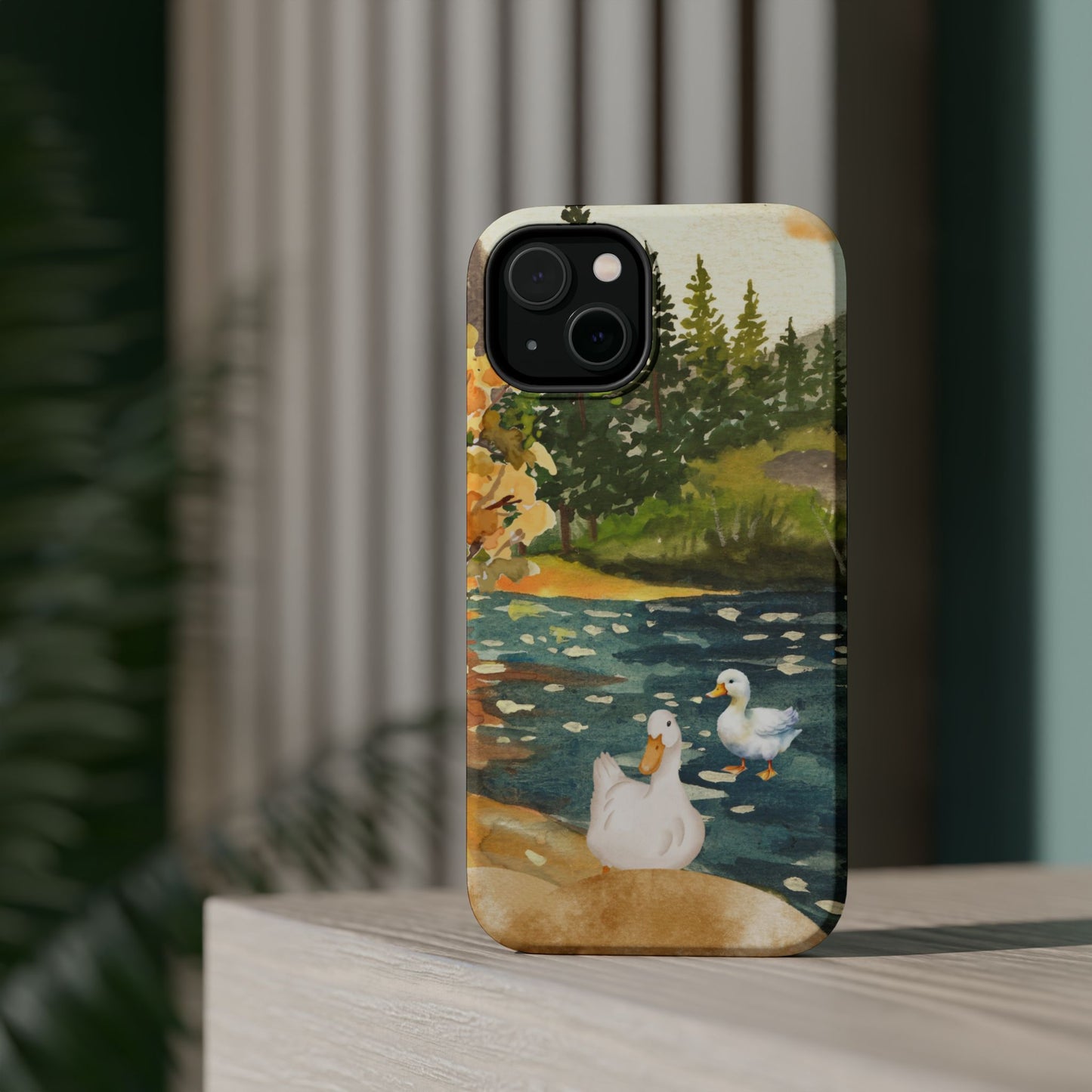 Flüsternde Flussenten Handyhülle