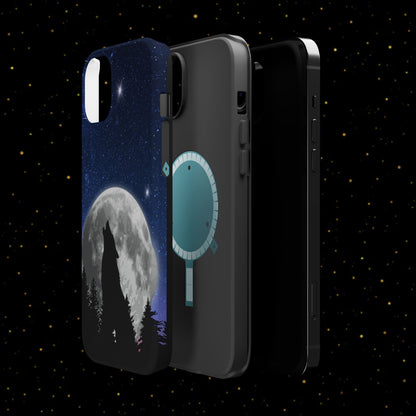 Wolfsheulen Mond Handyhülle