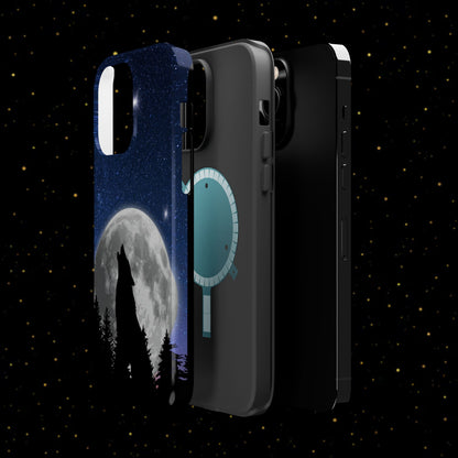 Wolfsheulen Mond Handyhülle