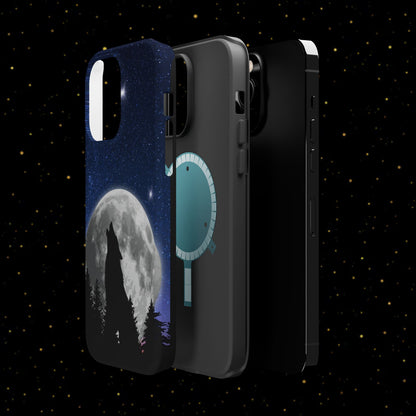 Wolfsheulen Mond Handyhülle