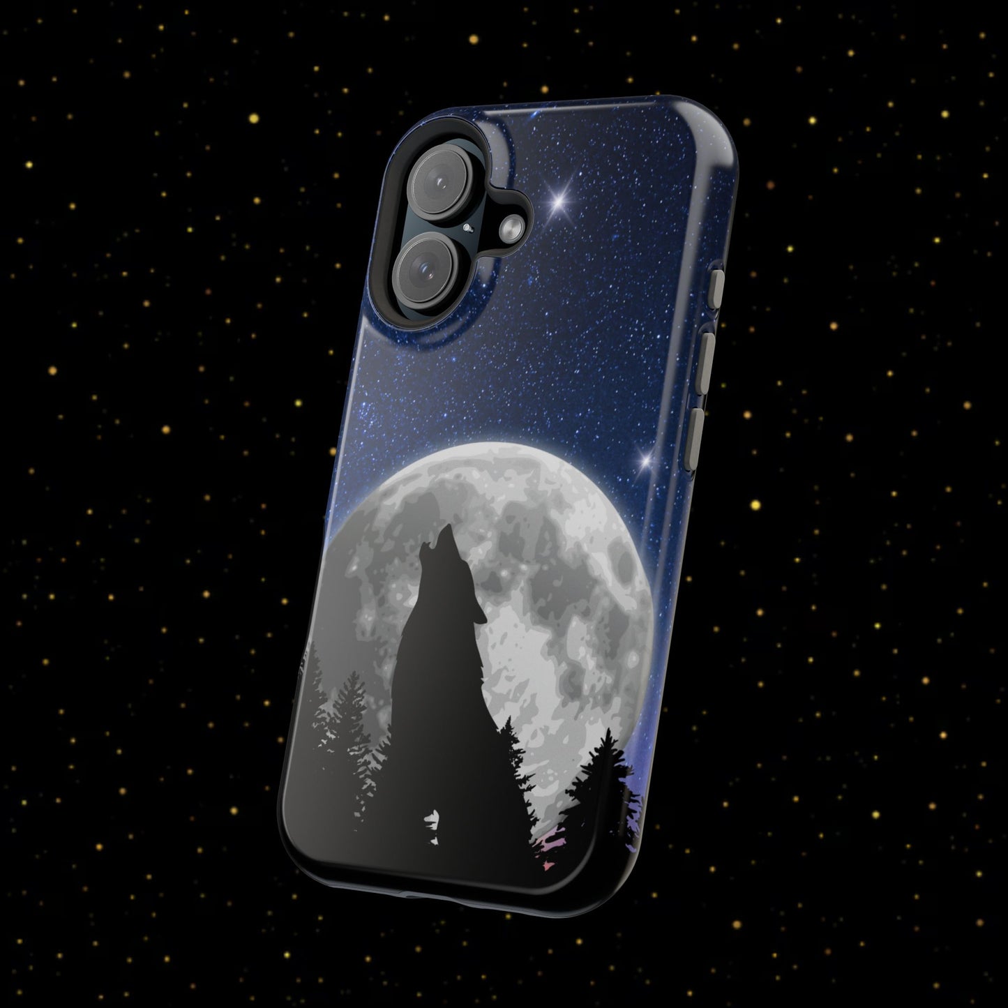 Wolfsheulen Mond Handyhülle